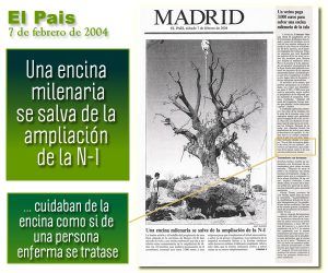 Noticia en el periódico El País